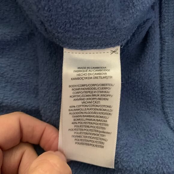 POLO Ralph Lauren Sweatshirt Hoodie 1992 Kangaroo Pocket Banded Cuffs Ribbed Hem - Picture 10 of 12